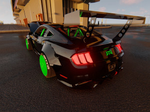 Tuned Mustang 3D Model