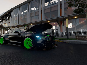 Tuned Mustang 3D Model