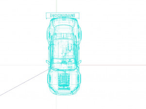 Tuned Mustang 3D Model
