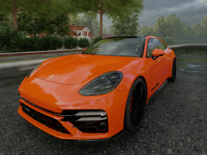 Porsche Panamera Turbo S Sport Turismo 2021 3D-Modell