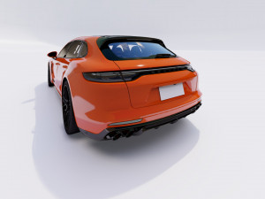 Porsche Panamera Turbo S Sport Turismo 2021 3D-Modell