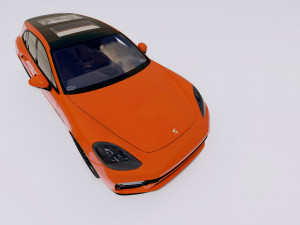 Porsche Panamera Turbo S Sport Turismo 2021 3D-Modell