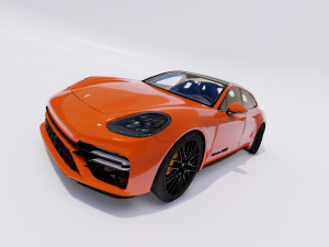 Porsche Panamera Turbo S Sport Turismo 2021 3D-Modell