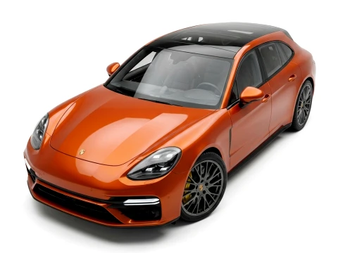 Porsche Panamera Turbo S Sport Turismo 2021 3D Model