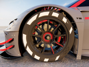 Audi R8 LMS GT3 3D Model