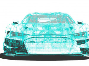 Audi R8 LMS GT3 3D Model