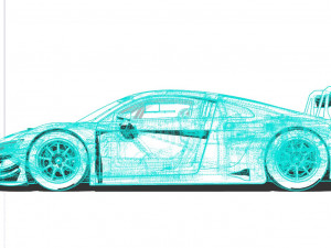 Audi R8 LMS GT3 3D Model