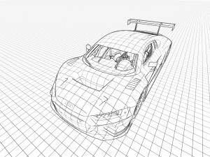 Audi R8 LMS GT3 3D Model