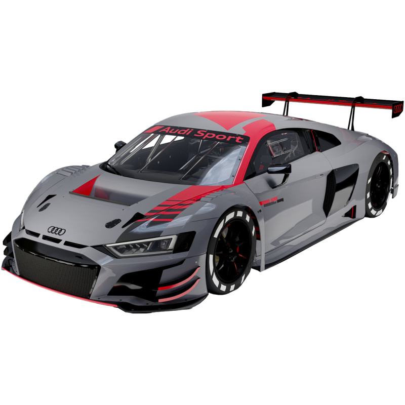 Audi R8 LMS GT3 3D Model .c4d .max .obj .3ds .fbx .stl .blend