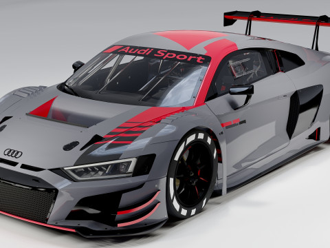 Audi R8 LMS GT3 3D Model