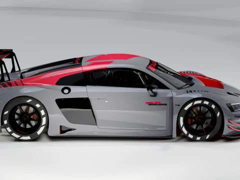Audi R8 LMS GT3 3D Model