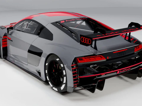 Audi R8 LMS GT3 3D Model
