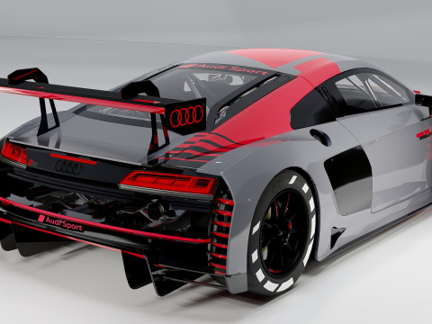 Audi R8 LMS GT3 3D Model