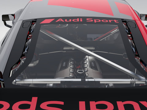 Audi R8 LMS GT3 3D Model