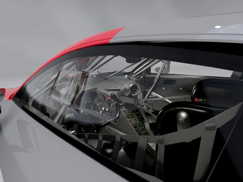 Audi R8 LMS GT3 3D Model