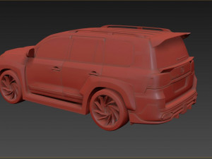 Toyota Land Cruiser Hakama 2022 3D Модель