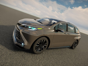 Toyota Sienna 2022 Model 3D