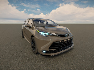 Toyota Sienna 2022 Model 3D