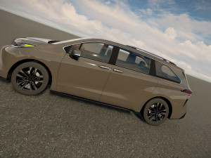 Toyota Sienna 2022 Model 3D