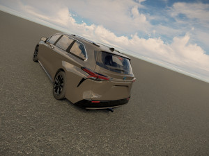 Toyota Sienna 2022 Model 3D