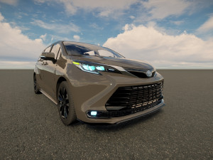Toyota Sienna 2022 Model 3D