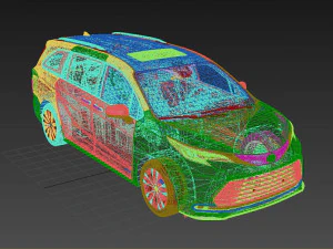 Toyota Sienna 2022 3D Model