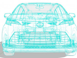 Toyota Sienna 2022 Model 3D