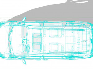Toyota Sienna 2022 Model 3D