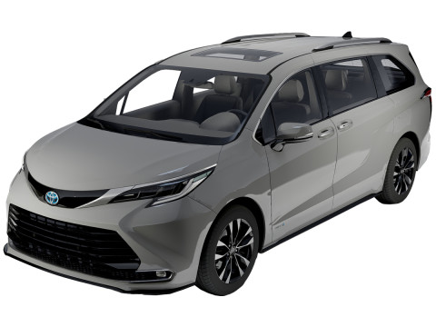 Toyota Sienna 2022 3D Model