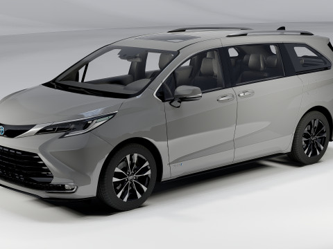 Toyota Sienna 2022 3D Model