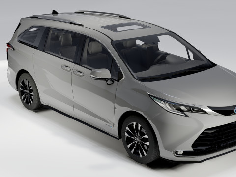 Toyota Sienna 2022 3D Model