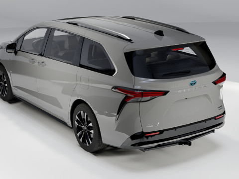 Toyota Sienna 2022 3D Model