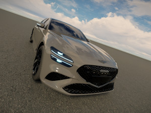 Genesis GV70 Sport 2022 3D Model