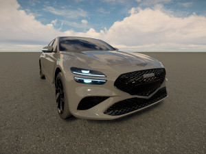 Genesis GV70 Sport 2022 3Dモデル