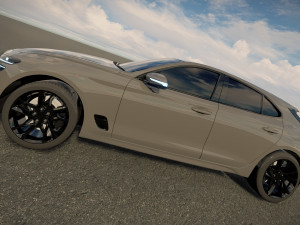 Genesis GV70 Sport 2022 3Dモデル