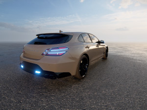 Genesis GV70 Sport 2022 3Dモデル