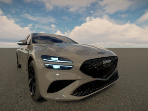 Genesis GV70 Sport 2022 3Dモデル