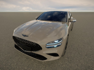 Genesis GV70 Sport 2022 3Dモデル