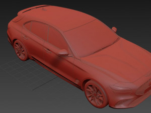 Genesis GV70 Sport 2022 3Dモデル