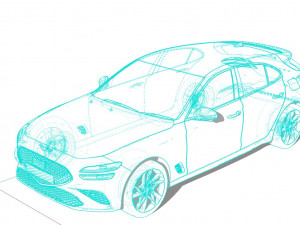 Genesis GV70 Sport 2022 3Dモデル