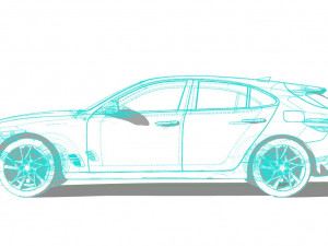 Genesis GV70 Sport 2022 3Dモデル