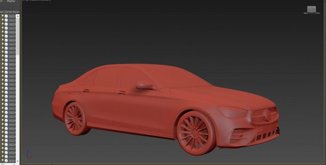 Download Mercedes Benz E-Class AMG 2022 3D Model