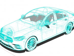 Mercedes Benz E-Class AMG 2022 3D 모델
