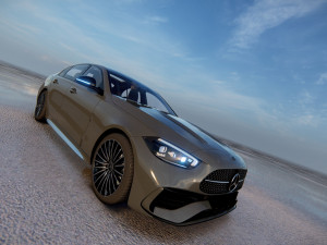Mercedes-Benz C-Class AMG 2022 Model 3D