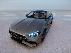 Mercedes-Benz C-Class AMG 2022 Model 3D