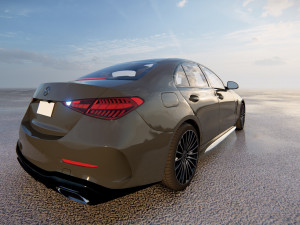 Mercedes-Benz C-Class AMG 2022 Model 3D