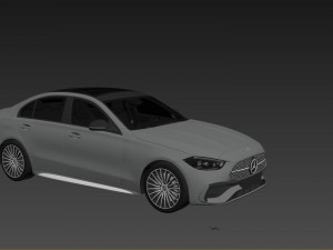 Mercedes-Benz C-Class AMG 2022 Model 3D