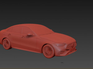 Mercedes-Benz C-Class AMG 2022 Model 3D
