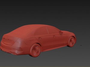 Mercedes-Benz C-Class AMG 2022 Model 3D