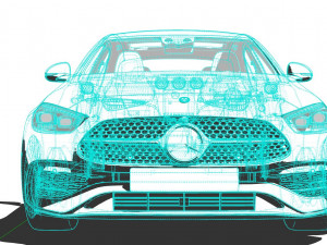 Mercedes-Benz C-Class AMG 2022 Model 3D
